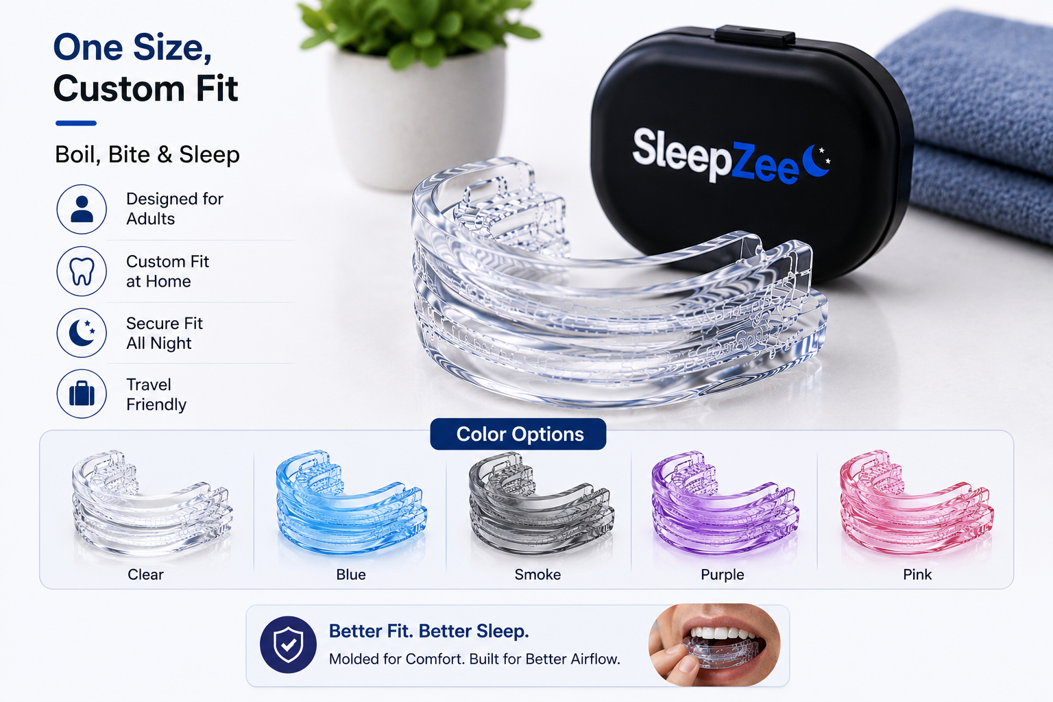 SleepZee Size Guide