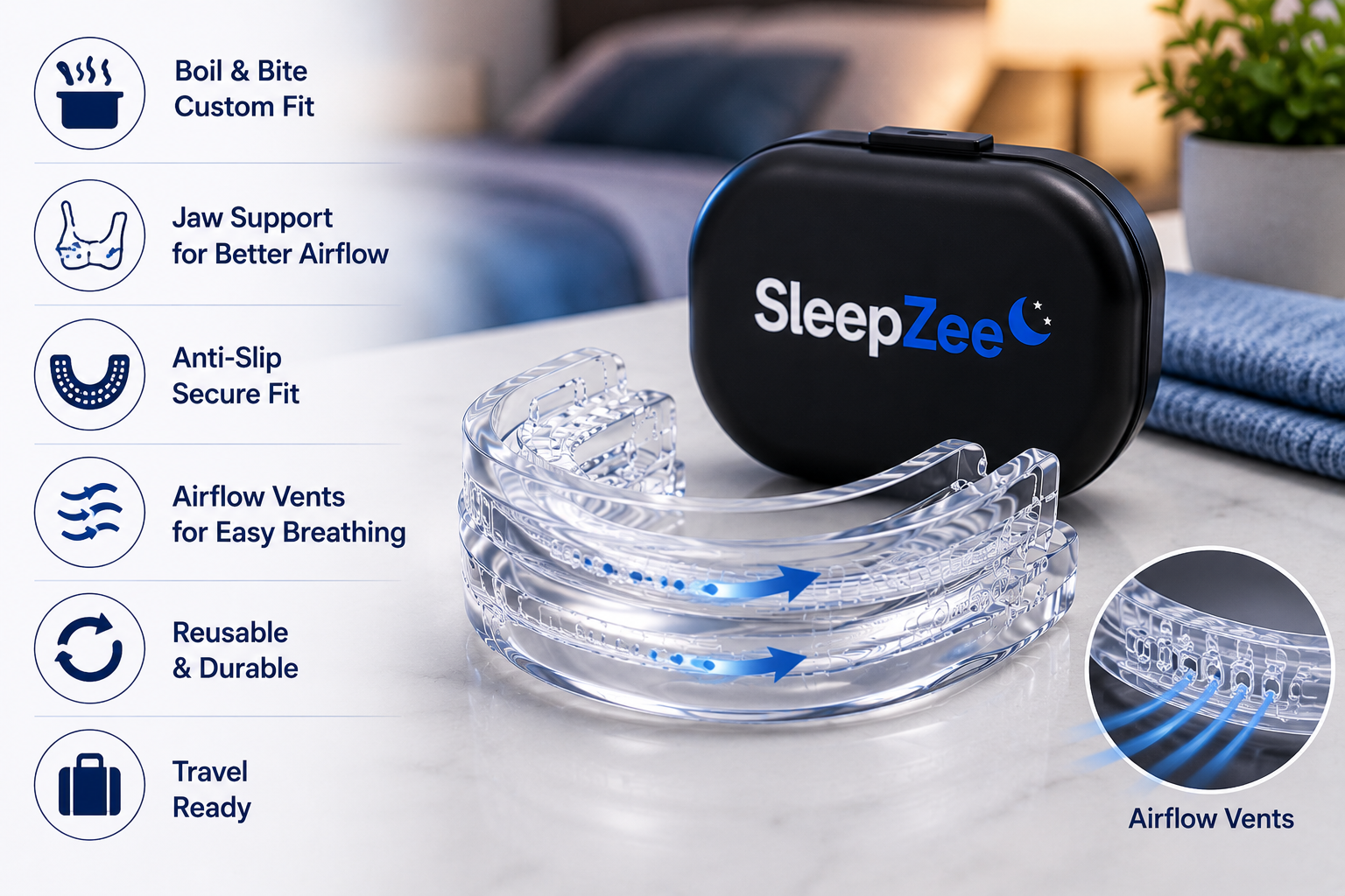 SleepZee Key Features