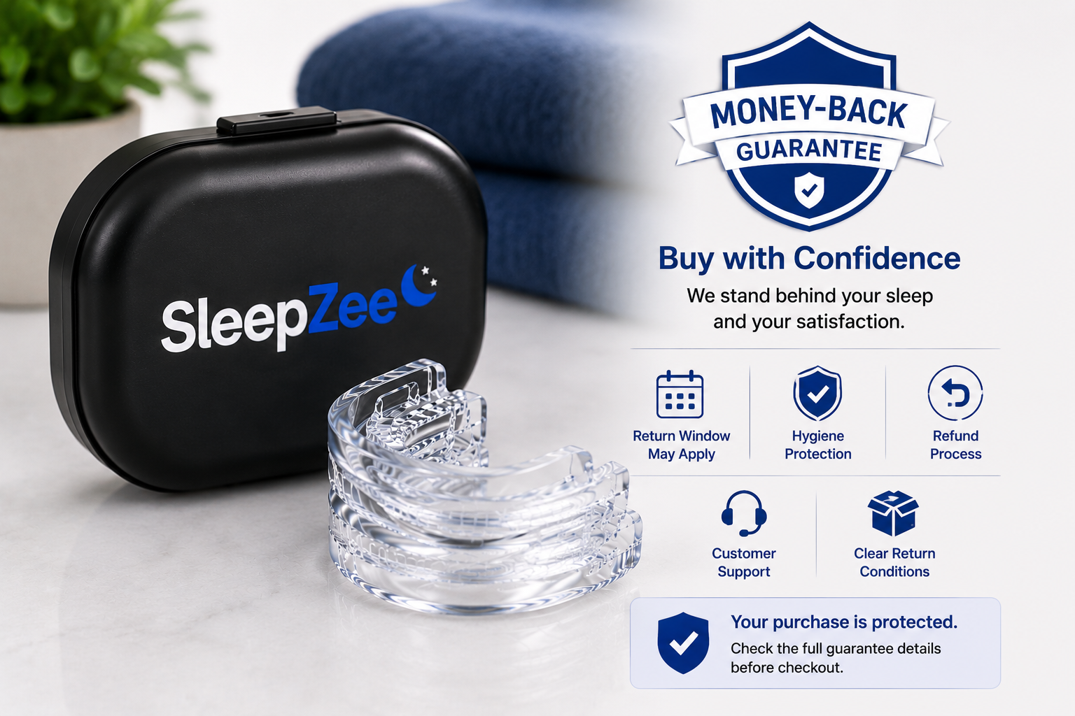 SleepZee Satisfaction Guarantee
